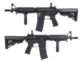 Airsoft puska M4 CQB-R Charlie ETU - Fekete [Delta Armory]