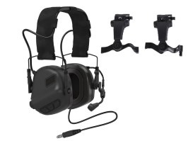 Elektronikus hallásvédő M32X PLUS ARC mikrofonnal - Fekete [EARMOR]