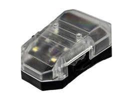 F101 Stealth Tactical jelzőfény sisakra (zöld/fehér/IR) - Fekete [EARMOR]