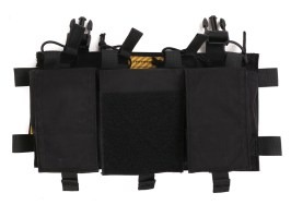 Előlap MF Style Quad 5.56 mellényhez - Fekete [EmersonGear]