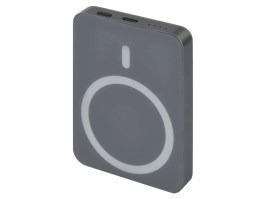 Powerbank WI 522, 5000mAh, 20W+vezeték nélküli - Szürke [EMOS]