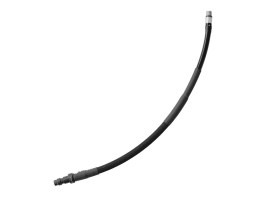USL SlimLine HPA tömlő - QD + 1/8NPT hímivarú, 25cm, fonott - Fekete [EPeS]