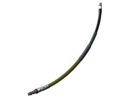 USL SlimLine HPA tömlő - hím QD + 1/8NPT, 25cm fonott - Olive Drab [EPeS]