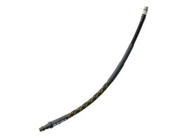 USL SlimLine HPA tömlő - hím QD + 1/8NPT, 25cm, fonott - Tiger camo [EPeS]