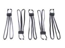 Textil eldobható bilincs (5 db) HT-01 - fekete [ESP]