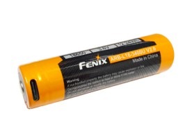 Újratölthető USB-C akkumulátor 18650 3400 mAh (Li-ion) [Fenix]