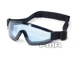 Védőszemüveg Low Profile Fekete - kék [FMA]