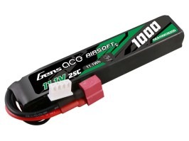 Akkumulátor Li-Po 11,1V 1000mAh 25C 103x18x16mm - DeanT [Gens ace]