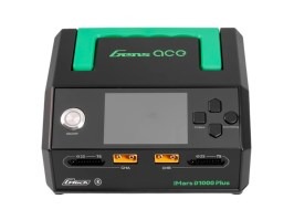 iMars G-Tech D1000 G-Tech 2x500W-os akkumulátortöltő LiPo, LiIon, LiHV, LiFe, NiMH akkumulátorokhoz [Gens ace]