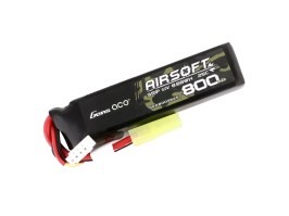 Akkumulátor Li-Po 11,1V 800mAh 25C 79x20x17mm - Mini Tamiya [Gens ace]