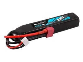 Akkumulátor Li-Po 11,4V HV 1000mAh 50C 102x19x17mm - DeanT [Gens ace]