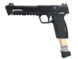 Airsoft pisztoly Piranha SL, full metal, gáz visszahúzós (GBB) - fekete [G&G]