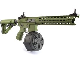 Dobos Hi-Cap tár M4/M16-hoz, 2300 töltény, kézi felhúzás - fekete [G&G]