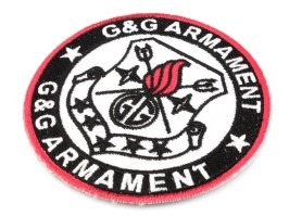 G&G Tépőzáras Patch kerek - fekete [G&G]