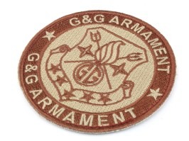 G&G tépőzáras patch kerek - TAN [G&G]
