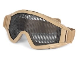 Desert Locusts szemüveg (kerek lyuk modell) -TAN [Imperator Tactical]