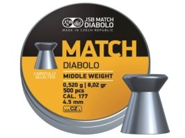 Diabolos JSB MATCH 4,5mm (cal .177) - 500db [JSB Match Diabolo]