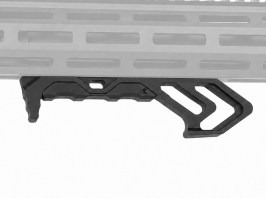 CNC-megmunkált alumínium TD MOD markolat M-LOK elülső részhez – fekete [JJ Airsoft]