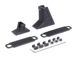 Fullstop kézi fékkészlet belső kábelvezetéssel, M-LOK & KeyMod – fekete [JJ Airsoft]