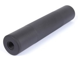 Fém Mock Suppressor 190 x 37 mm, 14 mm CW/CCW menettel - Fekete [JJ Airsoft]