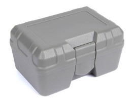 Taktikai tárolótok – kicsi, fekete (135x95x68 mm) – szürke [JJ Airsoft]