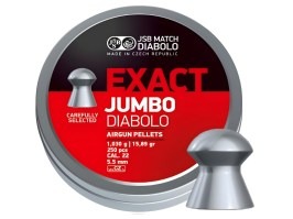 Diabolos EXACT Jumbo 5,52mm (cal .22) / 1,030g - 250db [JSB Match Diabolo]