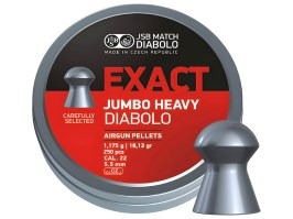Diabolos EXACT Jumbo Heavy 5,52mm (cal .22) / 1,175g - 250db [JSB Match Diabolo]