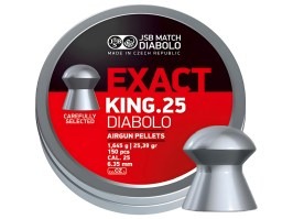 Diabolos EXACT King 6,35mm (cal .25) / 1,645g - 150db [JSB Match Diabolo]