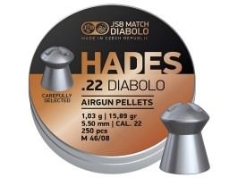 Diabolos HADES 5,50mm (cal .22) / 1,030g - 250db [JSB Match Diabolo]