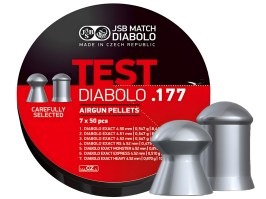 Diabolos EXACT TEST 4,50mm (cal .177) - 7x50db [JSB Match Diabolo]