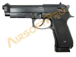 Airsoft pisztoly M9 A1 - fekete - full metal, blowback - CO2 [KJ Works]