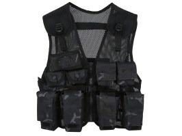 Gyerek támadó mellény - BTP fekete [KOMBAT Kids]