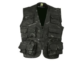 Gyerek taktikai mellény - BTP fekete [KOMBAT Kids]