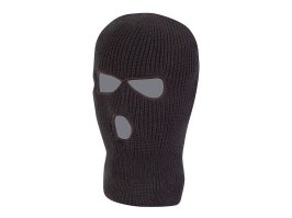 3 lyukú balaclava - Fekete [KOMBAT Military]