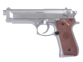 Airsoft rugós pisztoly M92F - ezüst [KWC]
