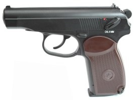 Airsoft pisztoly Makarov PM, CO2 pisztoly - fekete [KWC]