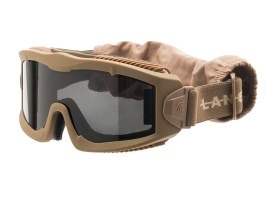 Airsoft maszk AERO sorozat Thermal, TAN - füst [Lancer Tactical]