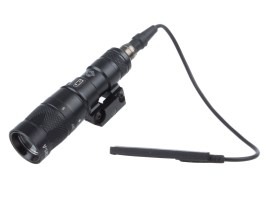 M300W Mini Scout LED zseblámpa stroboszkóp funkcióval RIS rögzítéssel - Fekete [Night Evolution]