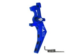 CNC alumínium Advanced Speed Trigger (B stílus) M4-hez - kék [MAXX Model]