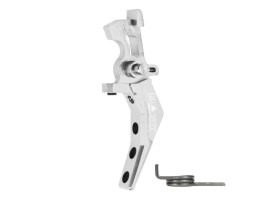 CNC alumínium Advanced Speed Trigger (B stílus) M4-hez - ezüst [MAXX Model]