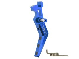 CNC alumínium Advanced Trigger (A stílus) M4-hez - kék [MAXX Model]