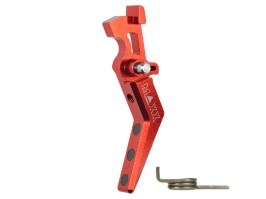 CNC alumínium Advanced Trigger (A stílus) M4-hez - piros [MAXX Model]