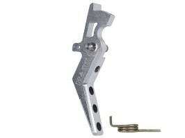 CNC alumínium Advanced Trigger (A stílus) M4-hez - ezüst [MAXX Model]
