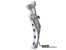 CNC alumínium Advanced Trigger (D stílus) M4-hez - ezüst [MAXX Model]