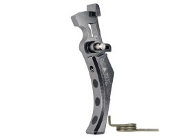 CNC alumínium Advanced Trigger (D stílus) M4-hez - titan [MAXX Model]