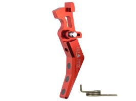 CNC alumínium Advanced Trigger (B stílus) M4-hez - piros [MAXX Model]