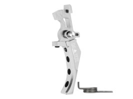 CNC alumínium Advanced Speed Trigger (D stílus) M4-hez - ezüst [MAXX Model]