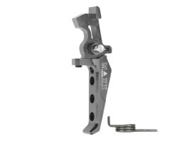 CNC alumínium Advanced Speed Trigger (E stílus) M4-hez - titan [MAXX Model]