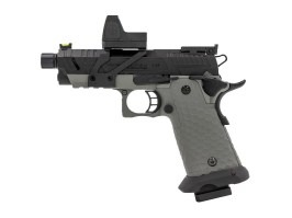Airsoft GBB pisztoly Hi-Capa Vengeance Compact Red Dot, szürke [Vorsk]