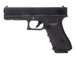 Airsoft pisztoly EU8, robbanás, fém tolózár, gáz visszahúzás - Fekete [Raven]
